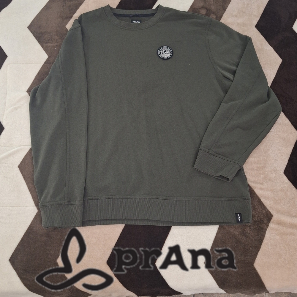 prAna Patch Crew Neck Pullover